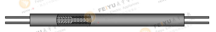 扁形电加热管内部结构二